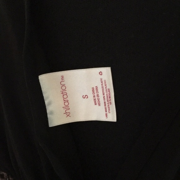 Xhilaration Black Crochet Chiffon Swim Cover Up, S - Picture 8 of 8